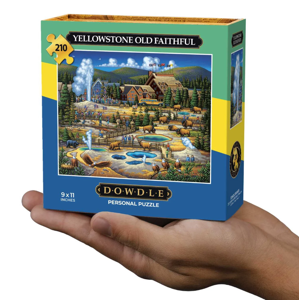 Yellowstone Old Faithful, Personal Puzzle, 210 pc