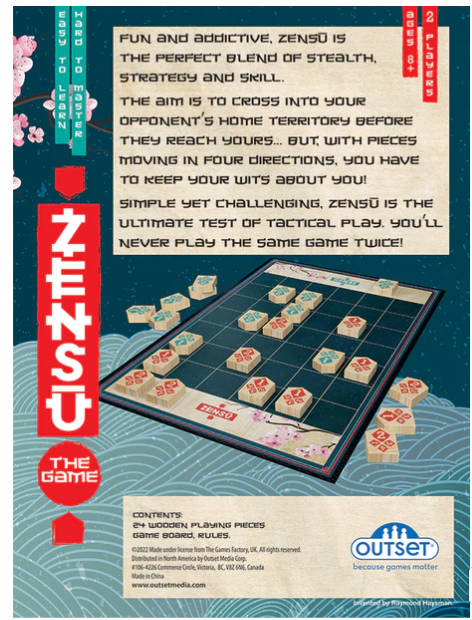 Zensu Game 8+ 2 Players